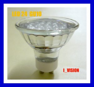 6 x 24 LED LIGHT BULB GU10 ENERGY SAVE