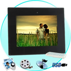 10.4 Inch Digital Photo Frame w/ Remote + Media Player (2GB)