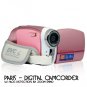 Paris - Digital Camcorder w/ Face Detection, 8x Zoom (Pink)