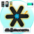 Sunflower Solar Portable Charger for Cellphones, iPhones, USB