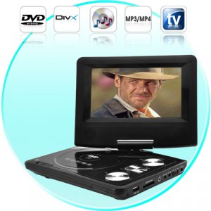 Portable DVD Player with 7 Inch LCD Widescreen + Copy Function