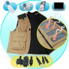 Solar Vest - Solar Battery + Charger for Portable Electronics