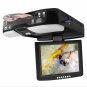 Roof-Mounted 10.4 Inch TFT-LCD Monitor + DVD Player -Black