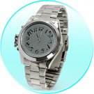 8GB Business Spy Watch - Stainless Steel Strap (Audio/Video)