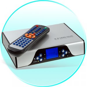 SATA HDD Media DVR Enclosure with AV Recording and Viewing