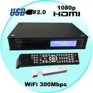 1080P HD Media Tank - Media Network SATA HDD Enclosure with WiFi