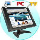 12 Inch LCD Touch Screen Monitor for Computers, TV + DVD Player