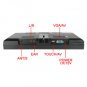 12 Inch LCD Touch Screen Monitor for Computers, TV + DVD Player