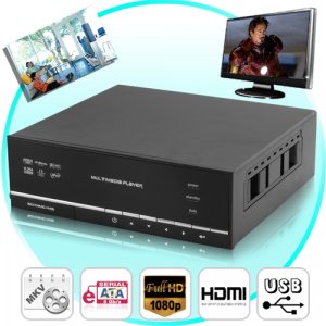 Full HD 1080p Media Centre - Bit Torrent Ready + HDD Enclosure