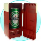 USB Powered Cooler + Heater - Retro Refrigerator Design