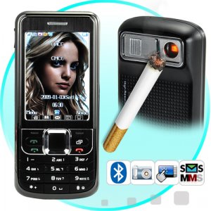 Machismo - Cigarette Lighter Cellphone (Touchscreen, Dual SIM)