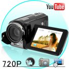 Youtube Direct 720P Touchscreen HD Camcorder (20x Zoom)