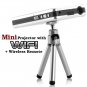 Mini Projector with Wifi + Wireless Remote