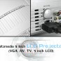 Multimedia LCD Projector (VGA, AV, TV, 5 inch LCD)