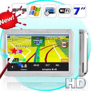 7 Inch Touch Screen GPS Navigator (WIFI + Direct WIN CE Access)