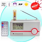 Solar Mini Speaker Charger + MP3 Player + Alarm Clock