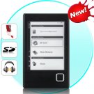 Harmony eBook Reader with 6 Inch e-ink Display + MP3 Player