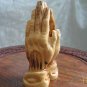 Olive Wood Praying Hands Sculpture
