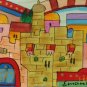 Jewelry Box Emanuel Wood Hand Painted Small 'Jerusalem''