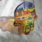 Hamsa - Yair Emanuel's Glass Hand Painted Large 'Oriental Jerusalem'