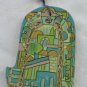Wood Hamsa Emanuel Hand Painted Wall Decor 'Pastel Jerusalem'