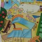 Wood Hamsa Emanuel Hand Painted Wall Decor 'Dreamscape'