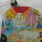 Wood Hamsa Emanuel Hand Painted Wall Decor 'Dreamscape'