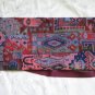 Shofar Bag Ethnic Woven Fabric Red Medium Size -- D21NW