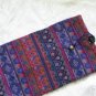 Shofar Bag Ethnic Woven Fabric Purple Medium Size -- M4