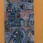 Shofar Bag  Ethnic Woven Fabric Blue  Medium Size -- D17