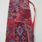 Shofar Bag  Ethnic Woven Fabric Red Large Size --D21