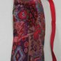Shofar Bag Ethnic Woven Fabric Red Large Size --D21