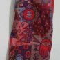 Shofar Bag Ethnic Woven Fabric Red Large Size --D21