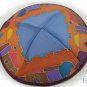 Kippa Emanuel Hand Painted Silk Multi-Color  -- YAS10
