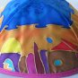Kippa Emanuel Hand Painted Silk Multi-Color  -- YAS6