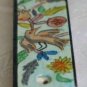 Mezuzah Emanuel Wood Small Hand Painted Birds -- MZS6