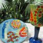 Kiddush Cup Emanuel Hand Painted Wood Bride Groom -- CU8