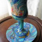 Kiddush Cup Emanuel Hand Painted Wood Exodus -- CU12