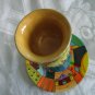 Elijah Seder Passover Kiddush Cup Emanuel Hand Painted Wood-- CU4