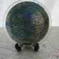 Round Dish Andreas Meyer Fused Decorative Glass - Jeans