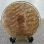 Round Dish Andreas Meyer Fused Decorative Glass - Metallic Jeans