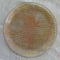 Round Dish Andreas Meyer Fused Decorative Glass - Metallic Jeans