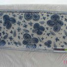 Tray Andreas Meyer Fused Decorative Glass -  Blue Embroidery