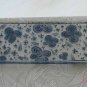 Tray Andreas Meyer Fused Decorative Glass -  Blue Embroidery