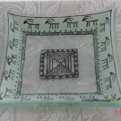 Square Dish Andreas Meyer Fused Decorative Glass - Ethnic