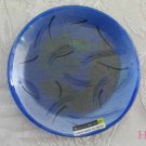 Round Dish Andreas Meyer Fused Decorative Glass - Lagoon