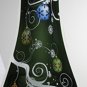Vazu Expandable Portable Decorative 'Holiday Green' Flower Vase