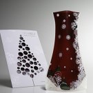 Vazu Expandable Portable Decorative 'Holiday Red' Flower Vase