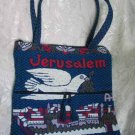 Holy Land Dove of Peace Woven Shoulder Handbag / Tote