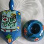 Yair Emanuel Large Hannukah Dreidel & Stand DRL7